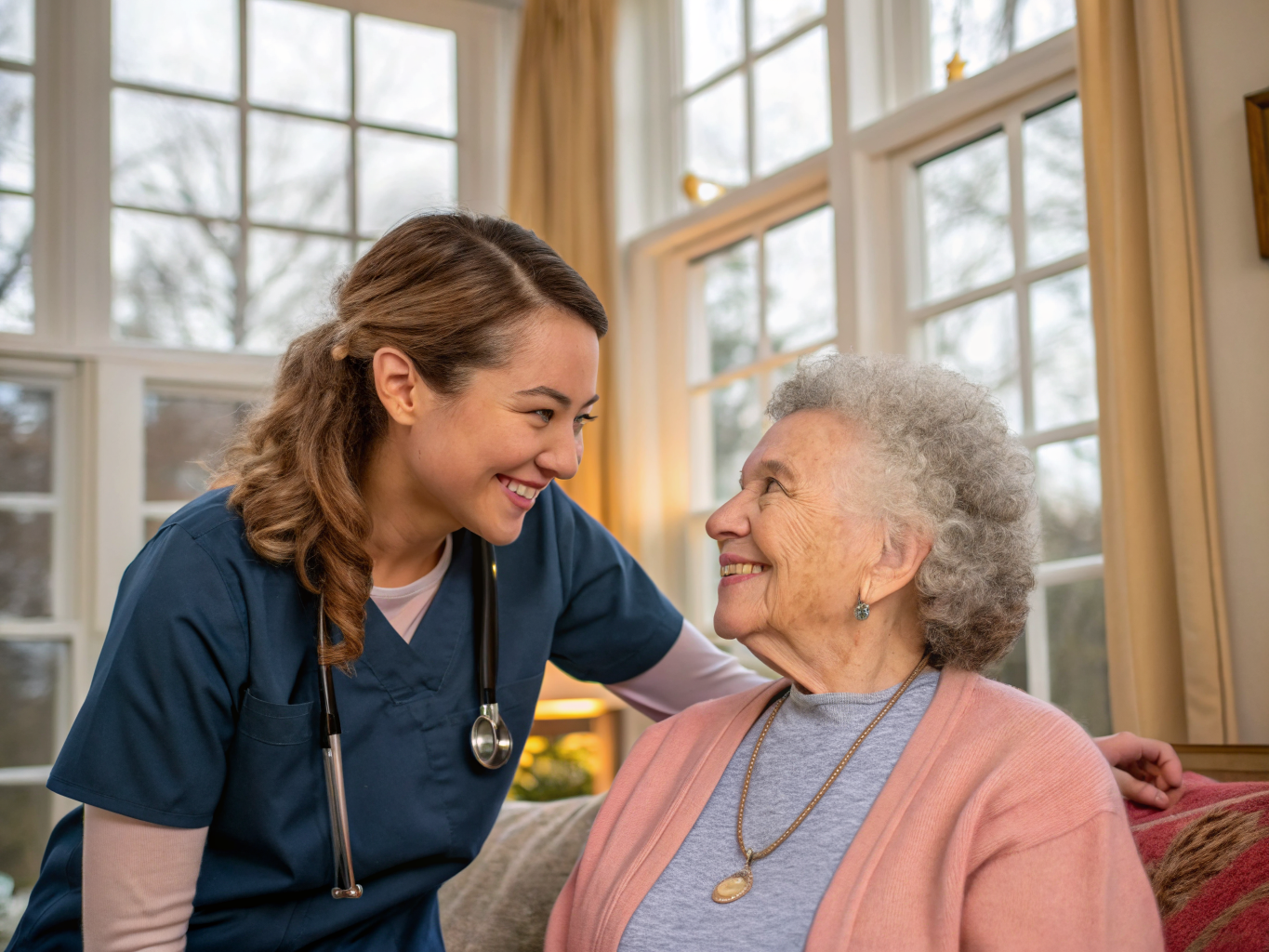 Respite Care aide with a senior in Montclair NJ Essex County