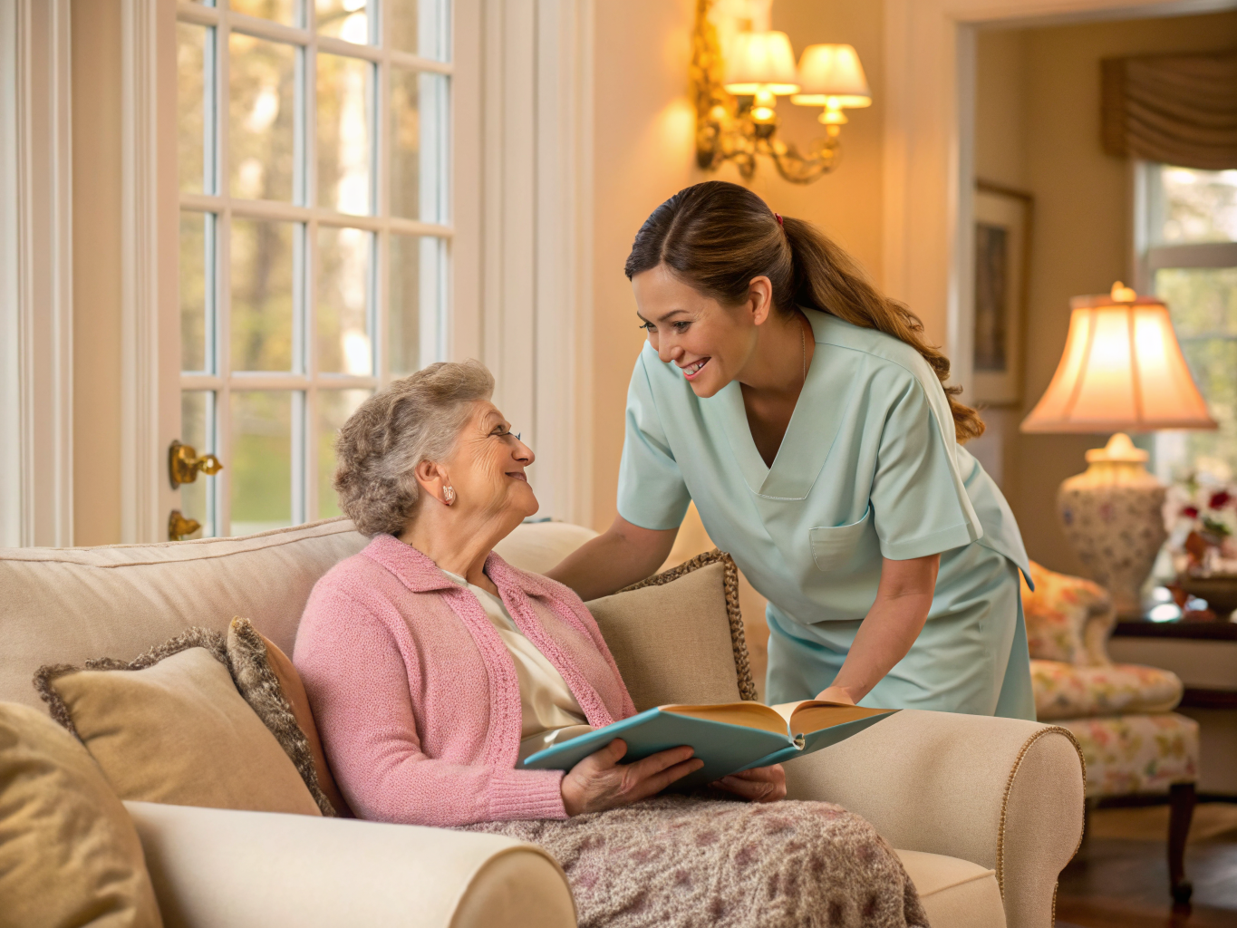 Respite Care aide with a senior in Summit NJ Union County