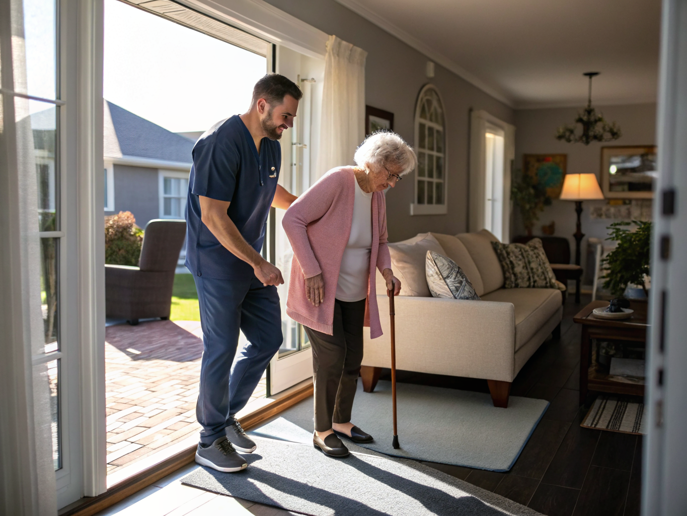 Stroke recovery care aide with a senior in Hackensack NJ Bergen County