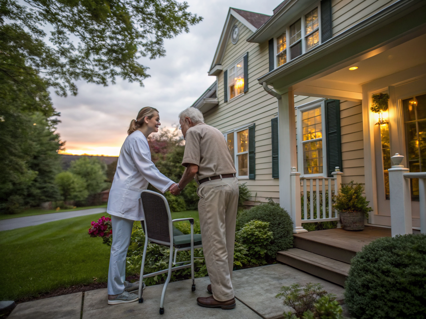 Stroke recovery care aide with a senior in Westfield NJ Union County