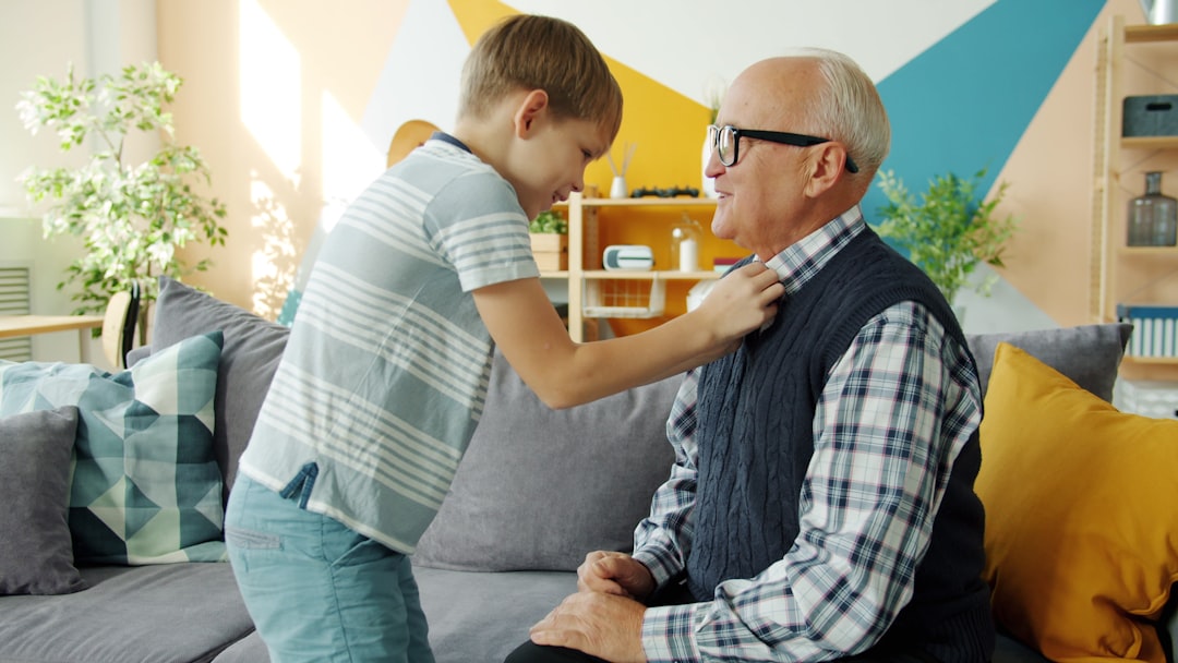 Certified home health aide providing care for senior at home in Chatham, NJ