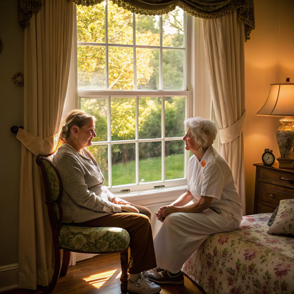 Home care in Bernardsville, NJ 07924 — 24 Hour Home Care NJ caregiver with senior