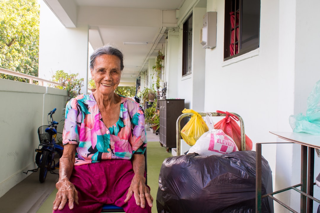 Certified home health aide providing care for senior at home in New Jersey